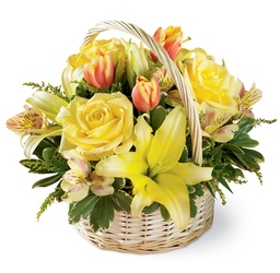 Garden Spring Basket from Lloyd's Florist, local florist in Louisville,KY